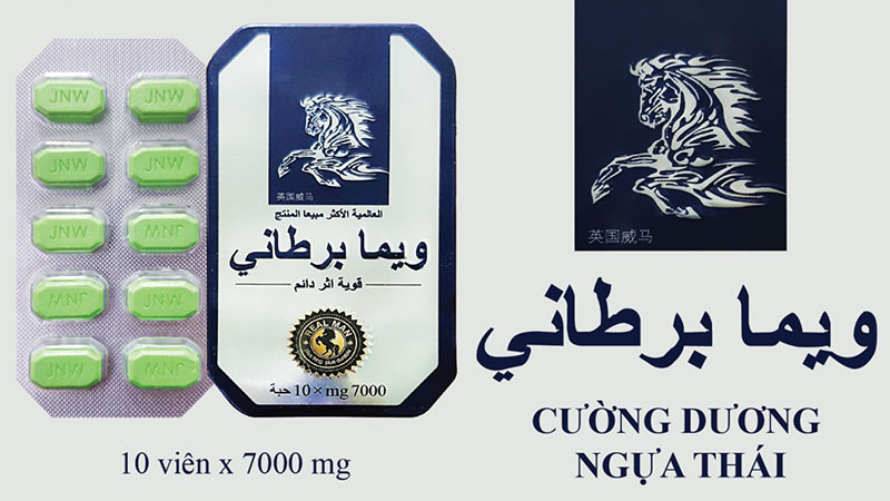 Thuốc cường dương Ngựa Thái 7000mg