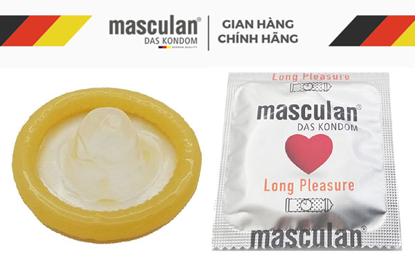 Bao cao su Masculan Long Pleasure kéo dài thời gian quan hệ