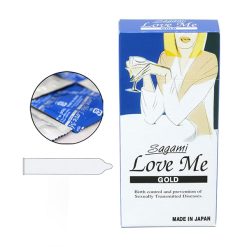 Bao cao su Sagami Love Me Gold (10 chiếc/hộp)