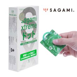 Bao Cao Su Sagami Xtreme White Siêu Mỏng Có Gai Nổi (Hộp 10 Cái)