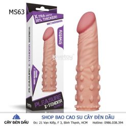 Bao cao su đôn dên Lovetoy bi gai tăng khoái cảm