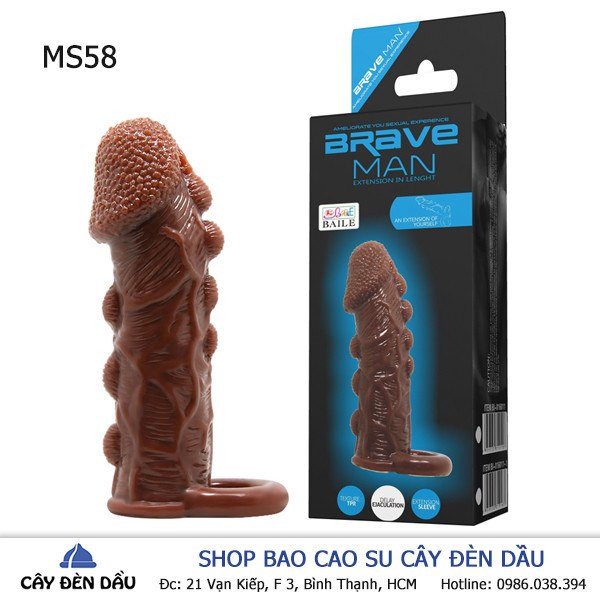 Bao Cao Su Don Den Co Day Deo Brave Man