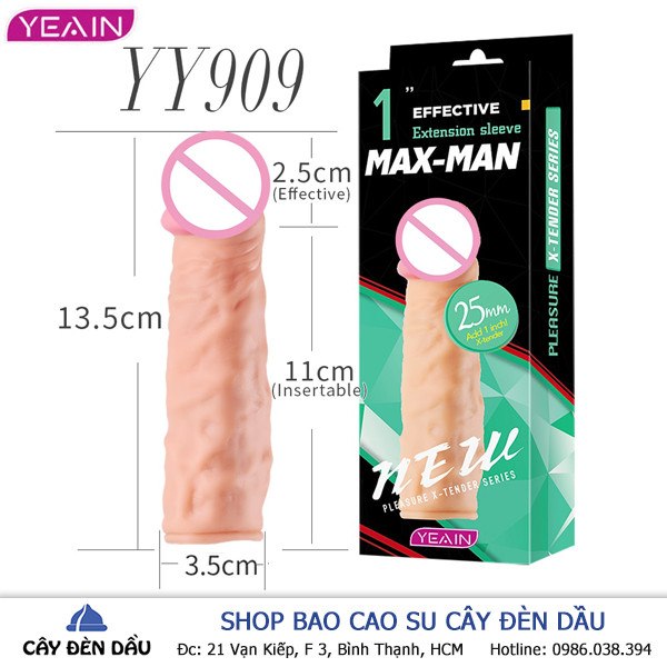 Bao Cao Su Don Den Maxman Style Yy909