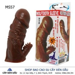 Bao đôn dên Wolftooth Sleeve có nhánh kích thích âm đạo nữ