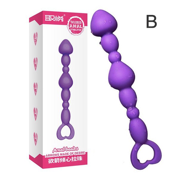 Dung Cu Massage Hau Mon Mini Anal Beads Silicon Kieu B