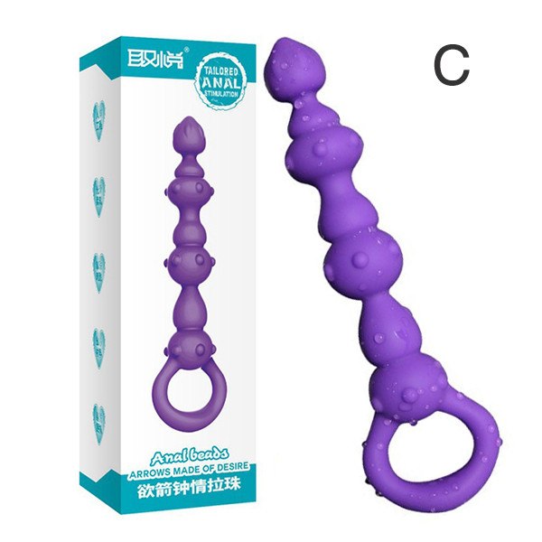 Dung Cu Massage Hau Mon Mini Anal Beads Silicon Kieu C