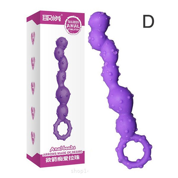 Dung Cu Massage Hau Mon Mini Anal Beads Silicon Kieu D