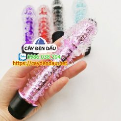 Dương vật giả gai mềm 2 pin có rung