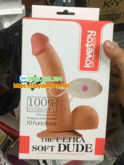 Dương vật hít tường hàng khủng Lovetoy The Ultra Soft Dude 8.8"