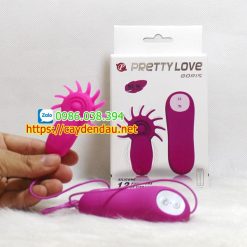 Trứng rung có răng cưa Pretty Love Boris 12 chế độ cao cấp