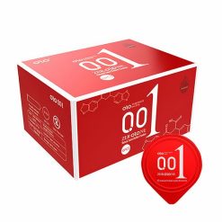 Bao cao su Olo đỏ 001mm siêu mỏng, nóng ấm - Hộp 10 cái