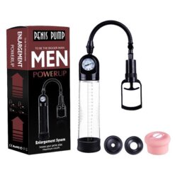 Máy tập làm to dương vật Penis Pump Powerup có đồng hồ áp suất