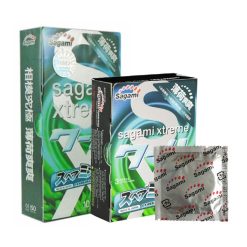 Bao cao su Sagami Xtreme Spearmint hộp 10 cái
