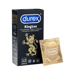 BCS Durex Kingtex 12c - Bao cao su size nhỏ 49mm, ôm sát, vừa vặn