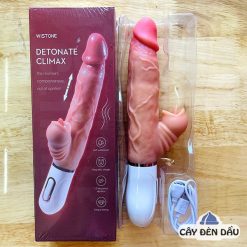 Dương vật cao cấp Detonate Climax siêu mềm rung thụt liếm