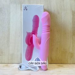 Dương vật giả rung ngoáy toả nhiệt Jiuai 10 chế độ