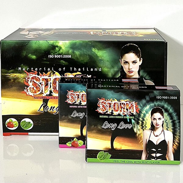 Bao cao su chống xuất tinh sớm Storm hộp 120 cái