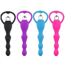 Que rung dạng hạt massage hậu môn silicon siêu mềm