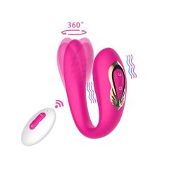 Máy massage điểm G rung ngoáy 2 đầu điều khiển từ xa