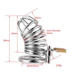 Khóa dương vật kiểu tim inox không gỉ - Ảnh 7