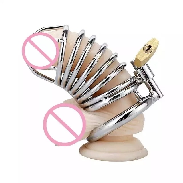 Khóa dương vật kiểu tim inox không gỉ - Ảnh 4