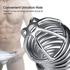 Khóa dương vật kiểu tim inox không gỉ - Ảnh 3